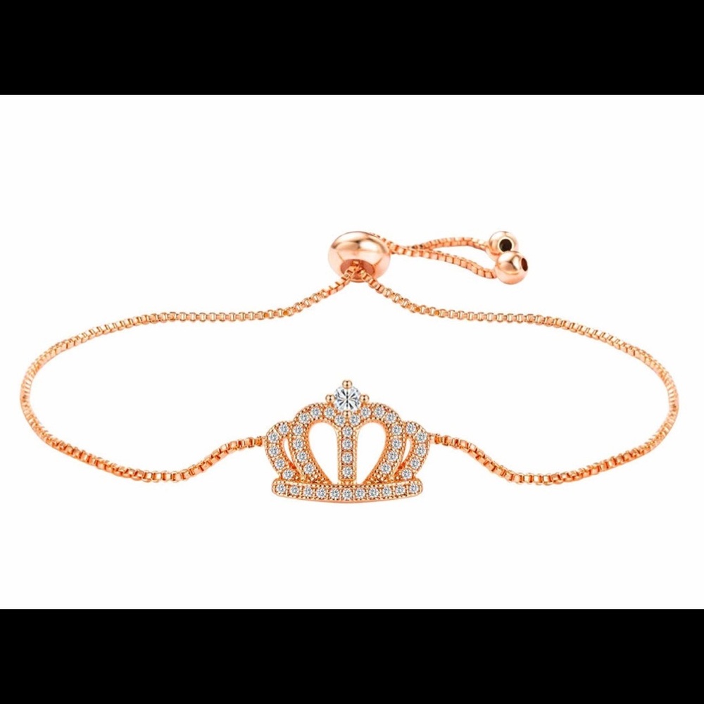 Crown Rose Gold colored Bracelet 🌹